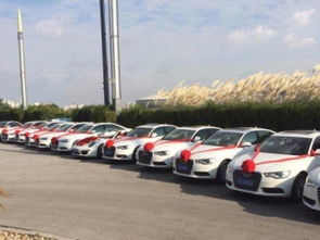 上海白色奧迪A6L婚車隊 無需通過婚慶公司，直接租車更便捷